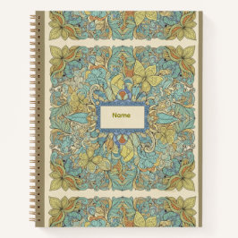 Bohemian Intricate Mandala & Schmetterling Hardcov Notizbuch