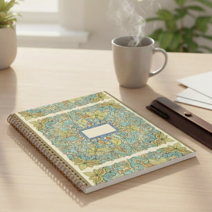 Bohemian Intricate Mandala & Schmetterling Hardcov Notizbuch