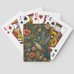 Bohemian Kolibri Kunst Boho Chic Botanisch Spielkarten