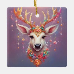 Bohemian Stil Rentier Keramikornament