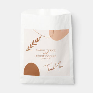 Bohemian Tan Braune Hochzeitspaare Dankeschön Geschenktütchen