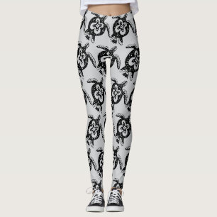 Bohemian-Turtle-Leggings Leggings