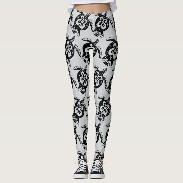 Bohemian-Turtle-Leggings Leggings (Vorderseite)