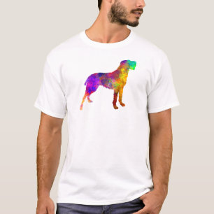 Bohemian Wirehaired Pointing Griffon im Watercolor T-Shirt