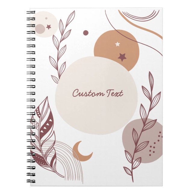 Bohemien Lehrerbewertung Moderne Sitte Notizblock (Vorderseite)