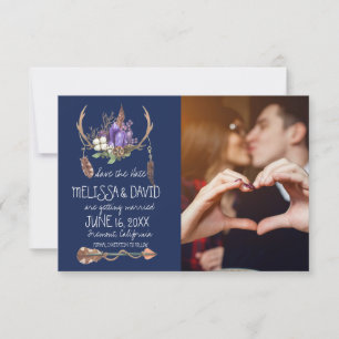 Bohemisch Antler Save the Date - Foto