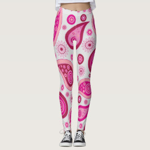 BOHEMISCH BOHO PAISLEY YOGA PANTS LEGGINGS