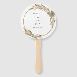 Bohemisch-Chic-Blumenhochzeit Fächer