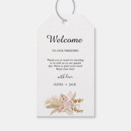 Bohemisch-Chic-Blumenhochzeit Geschenkanhänger