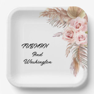Bohemisch Chic Floral Wedding Paper Teller