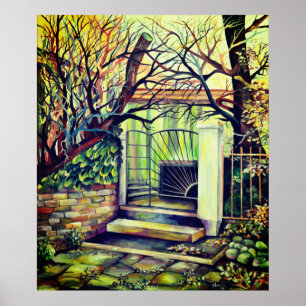 Bohemisch Courtyard Poster