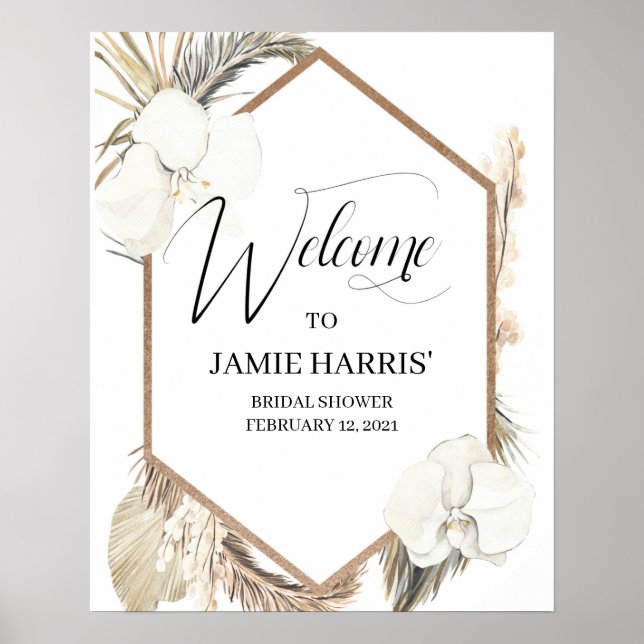 Bohemisch|Desert|Brautparty poste, Brautparty Poster (Vorne)