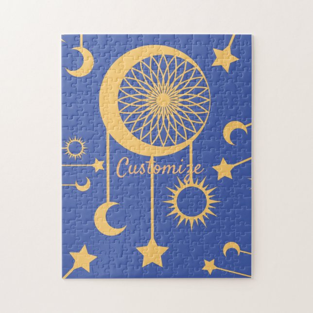 Bohemisch Dream Catcher Thunder_Cove Napkins Puzzle (Vertikal)