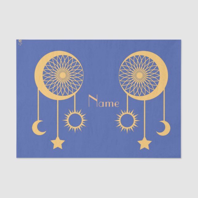 Bohemisch Dream Catcher Thunder_Cove        Seidenpapier (Vorderseite)