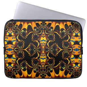 Bohemisch Earth Tones Tribal Batik Laptopschutzhülle