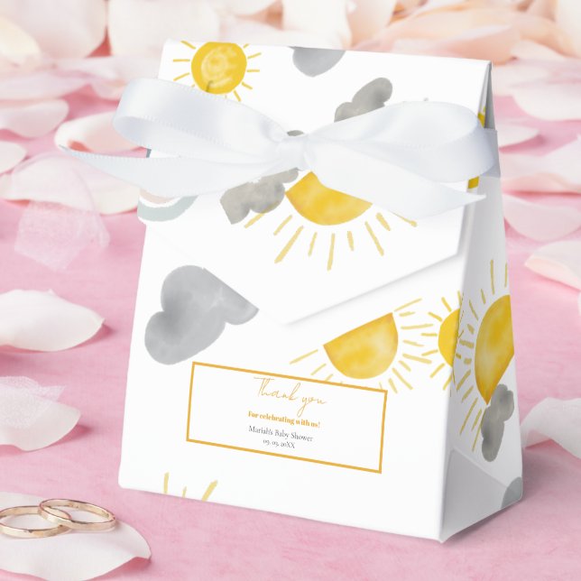 Bohemisch ein wenig Sonnenschein ist die Art, wie  Geschenkschachtel (Hochzeit)