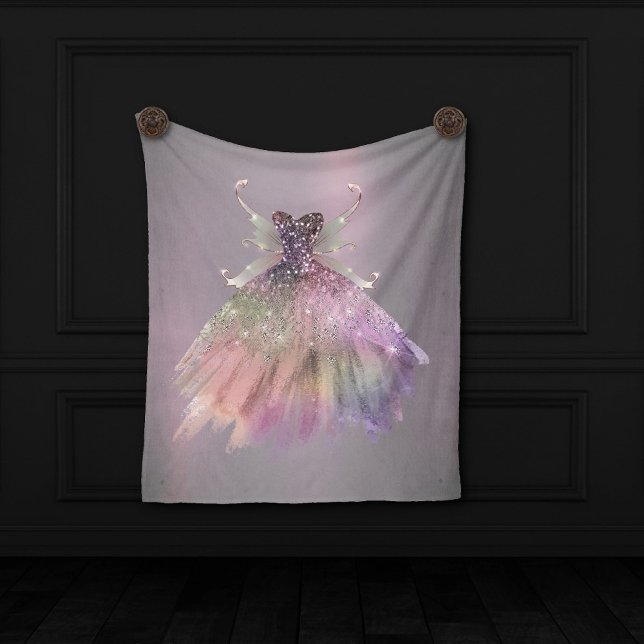 Bohemisch Fairy Ball Gown | Mute Ombre Wine Sheen Fleecedecke (Von Creator hochgeladen)