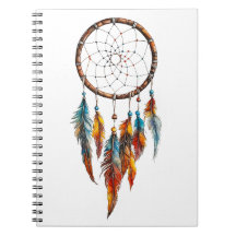 Bohemisch Feather Dreamcatcher-Notebook