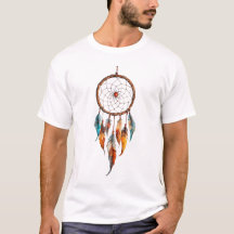 Bohemisch Feather Dreamcatcher T - Shirt