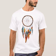 Bohemisch Feather Dreamcatcher T - Shirt