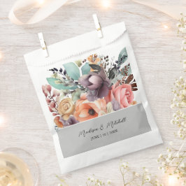 Bohemisch Floral Bouquet Wasserfarbe Geschenktütchen