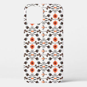 Bohemisch gestreifte Blume: handgezeichnet Vintag. Case-Mate iPhone Hülle