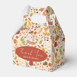 Bohemisch getrocknete Rustikale Herbstfälle Geschenkschachtel