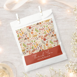 Bohemisch getrocknete Rustikale Herbstfälle Geschenktütchen