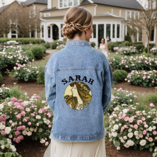 BOHEMISCH GIRL PERSONALISIERT Denim Jacket Jeansjacke