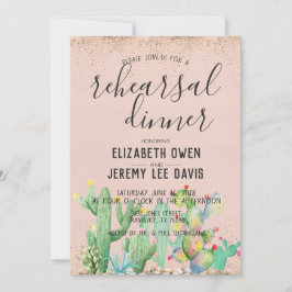 Bohemisch Glam Fiesta Hochzeit Probe Dinner Einladung