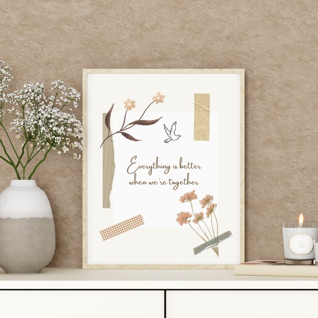 Bohemisch ist alles besser, wenn wir zusammen sind poster (Von Creator hochgeladen)