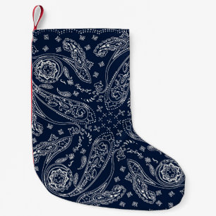 Bohemisch Paisley Vintag Print Kleiner Weihnachtsstrumpf