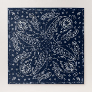 Bohemisch Paisley Vintag Print Puzzle