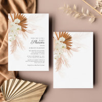 Bohemisch Pampas Grass Terracotta Tan Baby Dusche