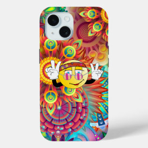 Bohemisch Psychedelischer Garten Retro Hippie Art Case-Mate iPhone Hülle