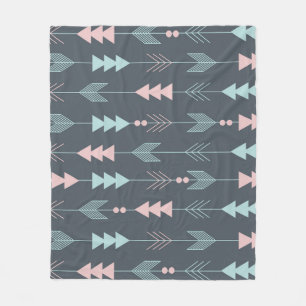 Bohemisch Style Boho: Ethnisches nahtloses Muster Fleecedecke