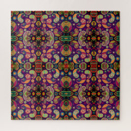 Bohemisch Style Paisley Party Time Puzzle