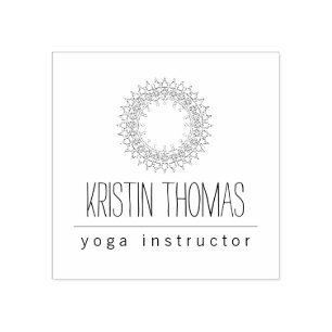 Bohemisch Sun Mandala Personalisiert Gummistempel