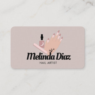 Bohemisch Tattoo Hand Nail Art Salon   Visitenkarte