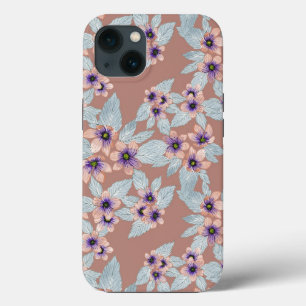Bohemisch Terracotta Rosa Blume Case-Mate iPhone Hülle