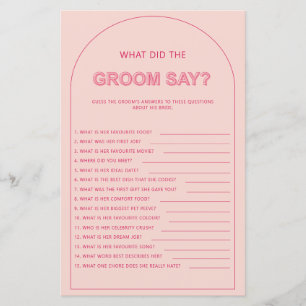 Bohemisch, was der Bräutigam sagte Brautparty