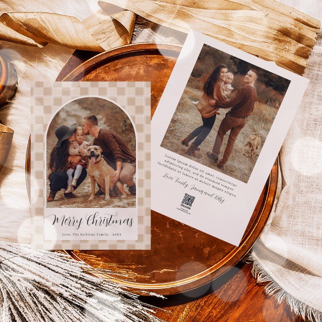 Bohemische Arschfoto Weihnachtsfotokarte Feiertagskarte (Von Creator hochgeladen)