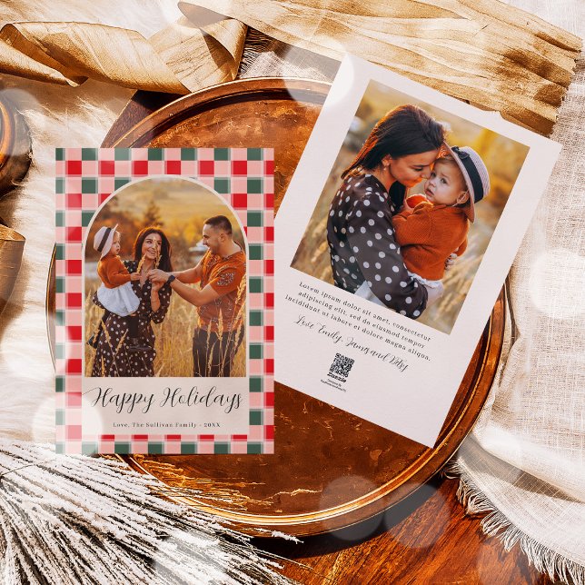 Bohemische Arschfoto Weihnachtsfotokarte Feiertagskarte (Von Creator hochgeladen)