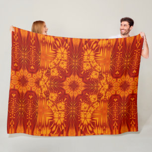 Bohemische Blume 137 Fleecedecke