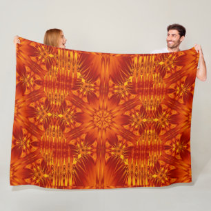 Bohemische Blume 141 Fleecedecke