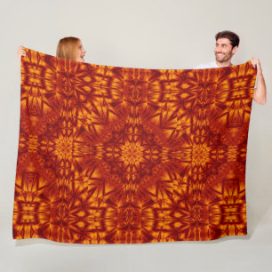 Bohemische Blume 20 Fleecedecke