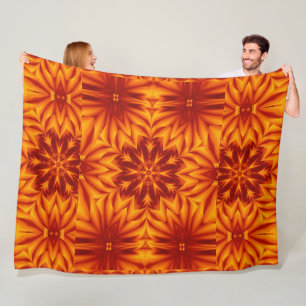 Bohemische Blume 234 Fleecedecke