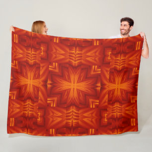 Bohemische Blume 284 Fleecedecke