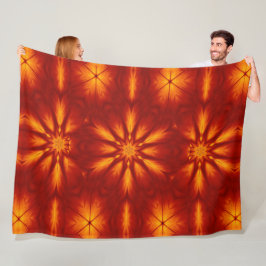 Bohemische Blume 75 Fleecedecke