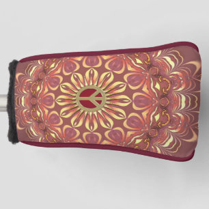 Bohemische Blume des Sonnenscheins Golf Headcover